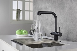 Timo Смеситель для кухни Saona 2346/03FL с выдвижной лейкой – фотография-4